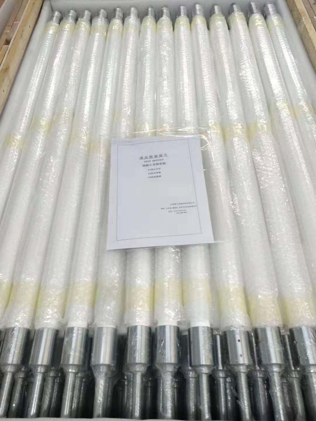 鄂爾多斯玻璃鋼化爐用石英陶瓷輥道